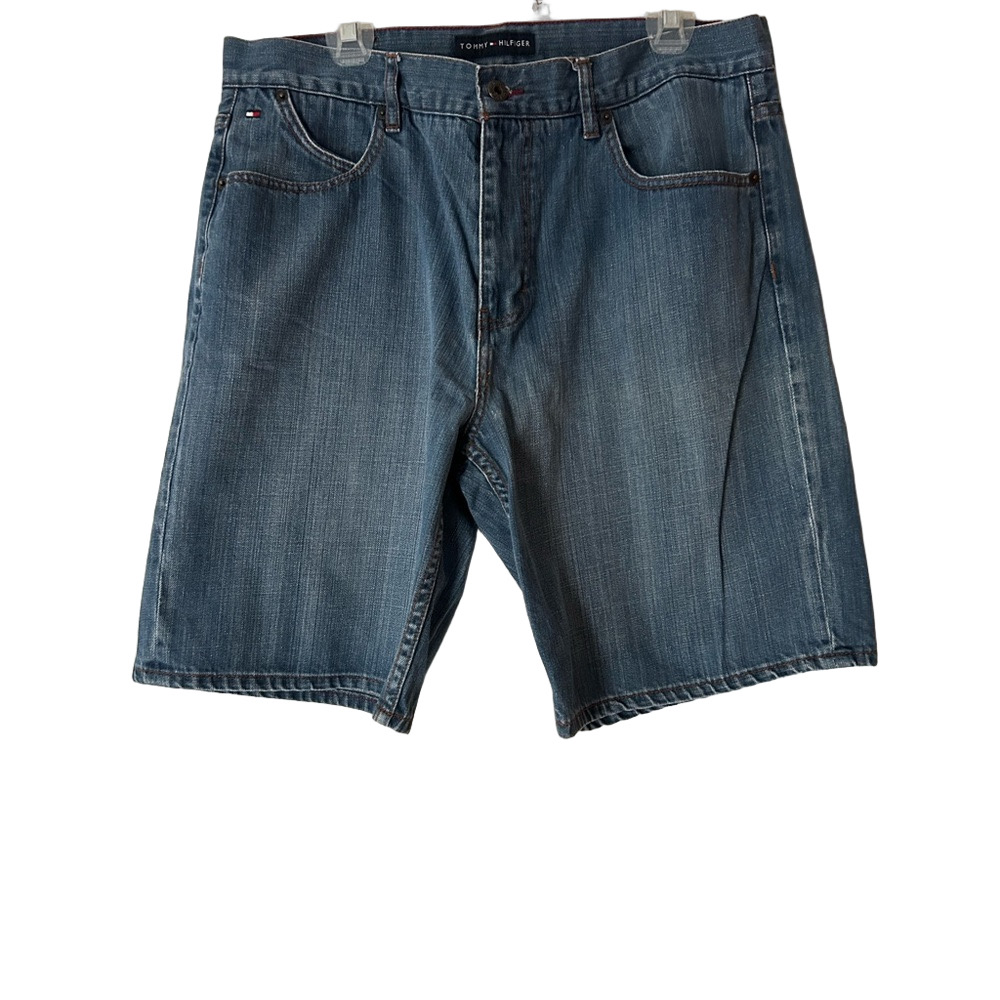 Tommy Hilfiger Men's Blue Jean Shorts Classic Denim Size 36W